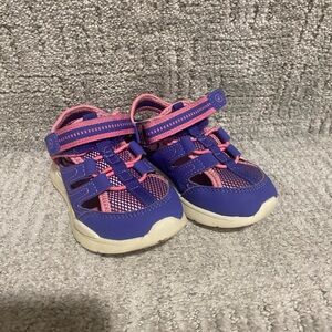 Stride Rite Purple and Pink Kids Sneakers